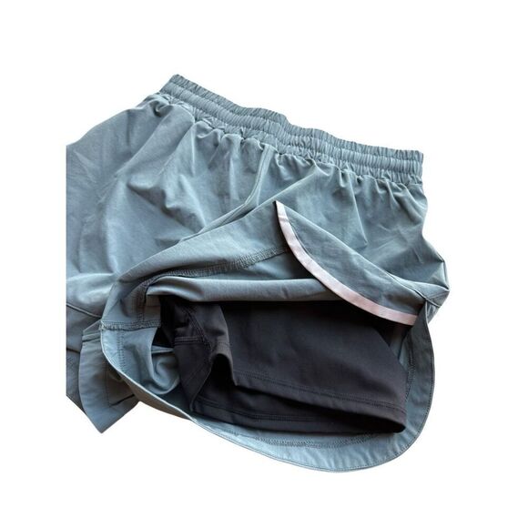 Alphalete Stride Shorts 3" In Halo Gray/Bluish Size S - Picture 5 of 7